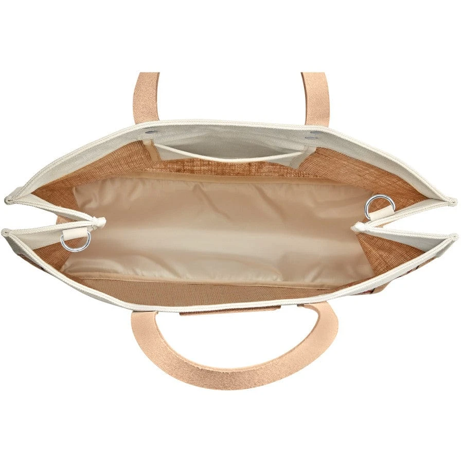 Happy Wings East West Burlap Tote - Image 2