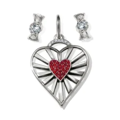 Vibrant Heart Charm Gift Set